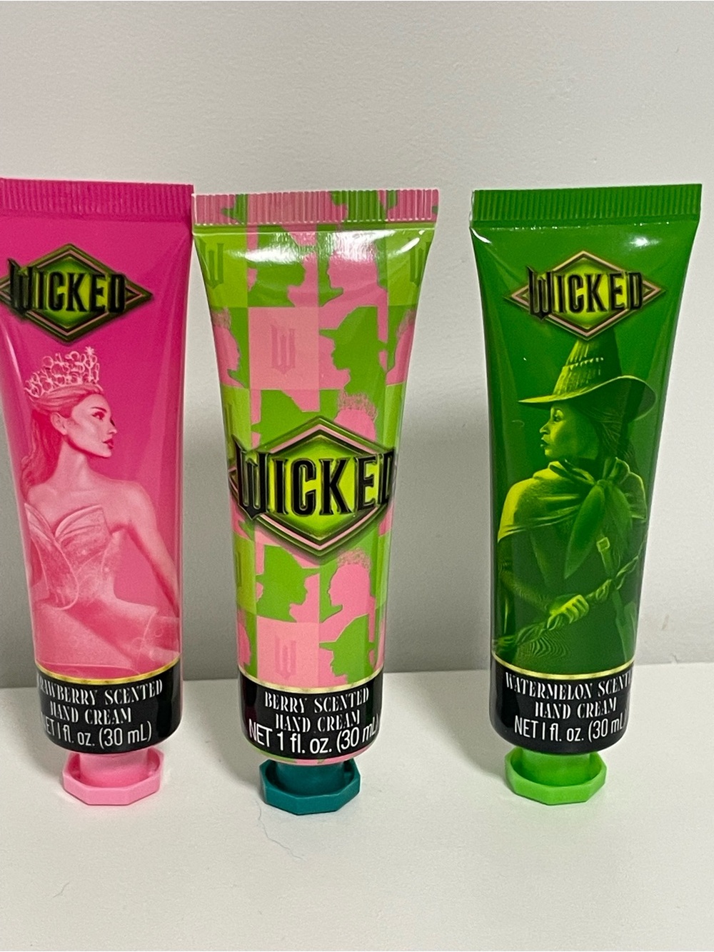 Wicked Hand Cream Trio – Pink & Green Scents